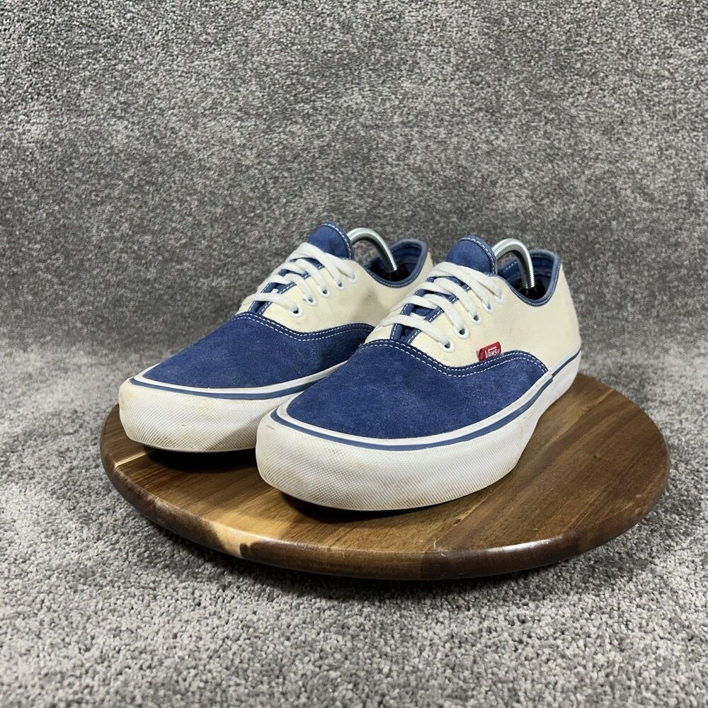 Vans Authentic Pro STV Men's Size 11.5 Navy White Athletic Skate Shoes Used - Picture 4 of 11